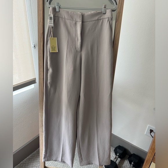 Wilfred Pants - Aritzia Wilfred Limitless Pant in Blush Grey